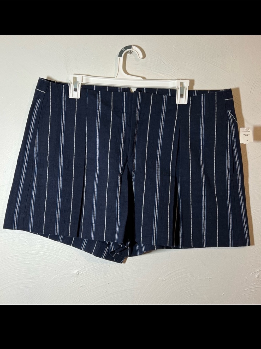 GAP Stripe Sailor Shorts Navy Blue Women Size 16